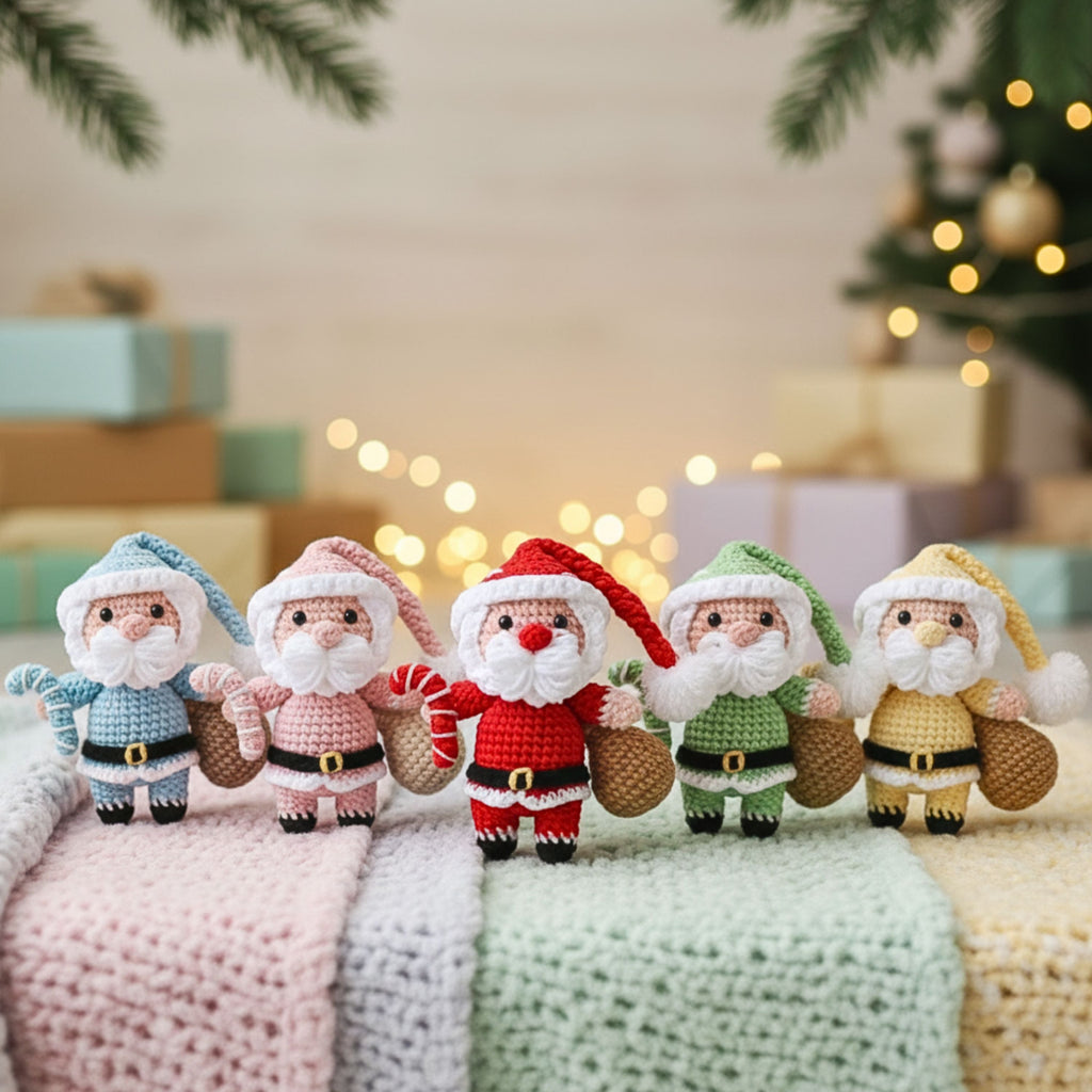 Santa Ornament Crochet Pattern