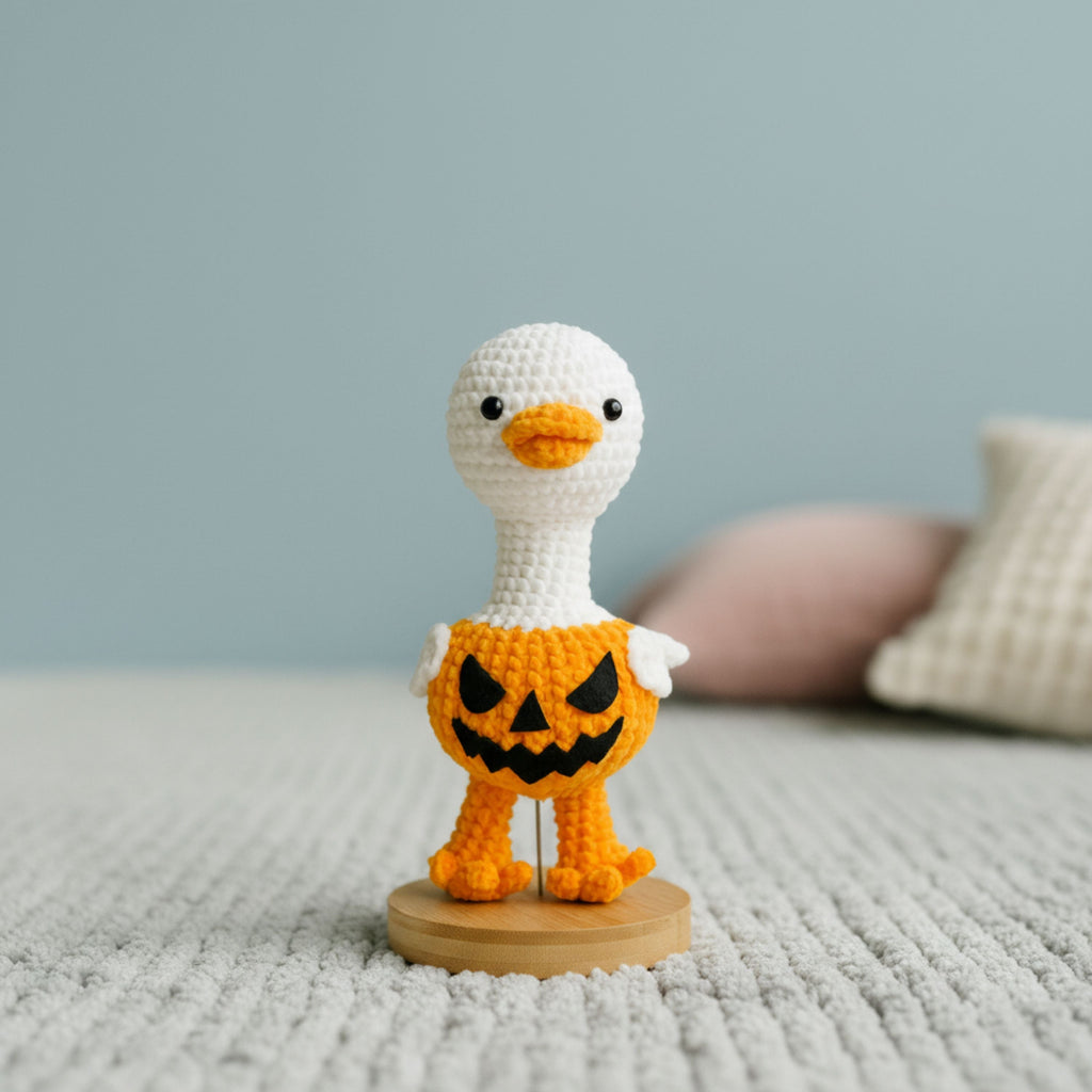 Pumpkin Goose Amigurumi